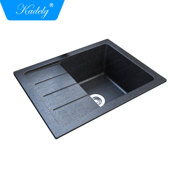 Kadelg 6449A Modern Undermount Kitchen Sink Single Bowl Quartz Sink