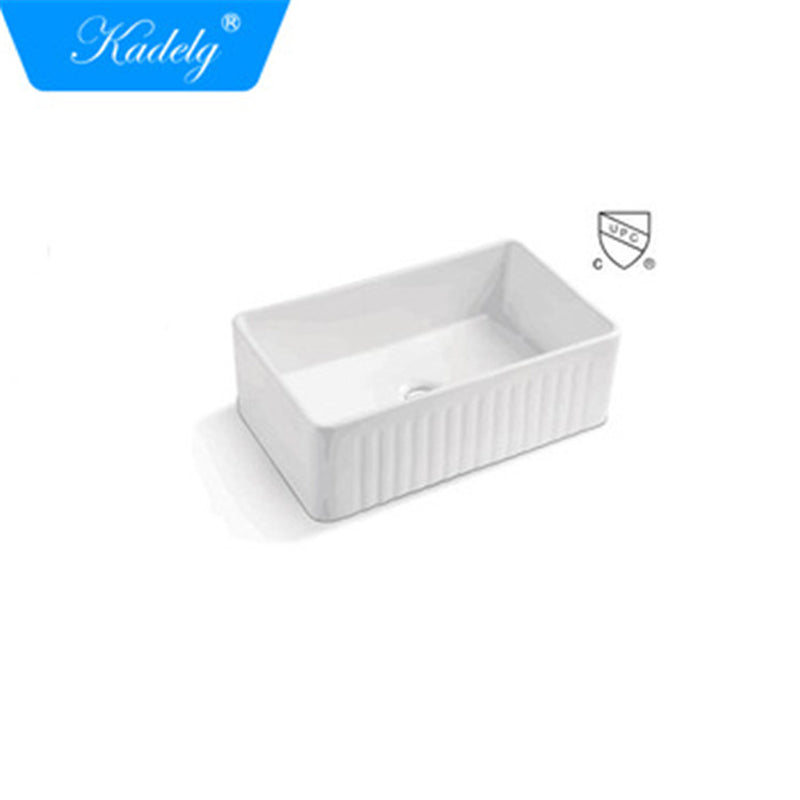 Kadelg W3018A Hot Sale UPC Double Sink Bowl Ceramic Kitchen Sink